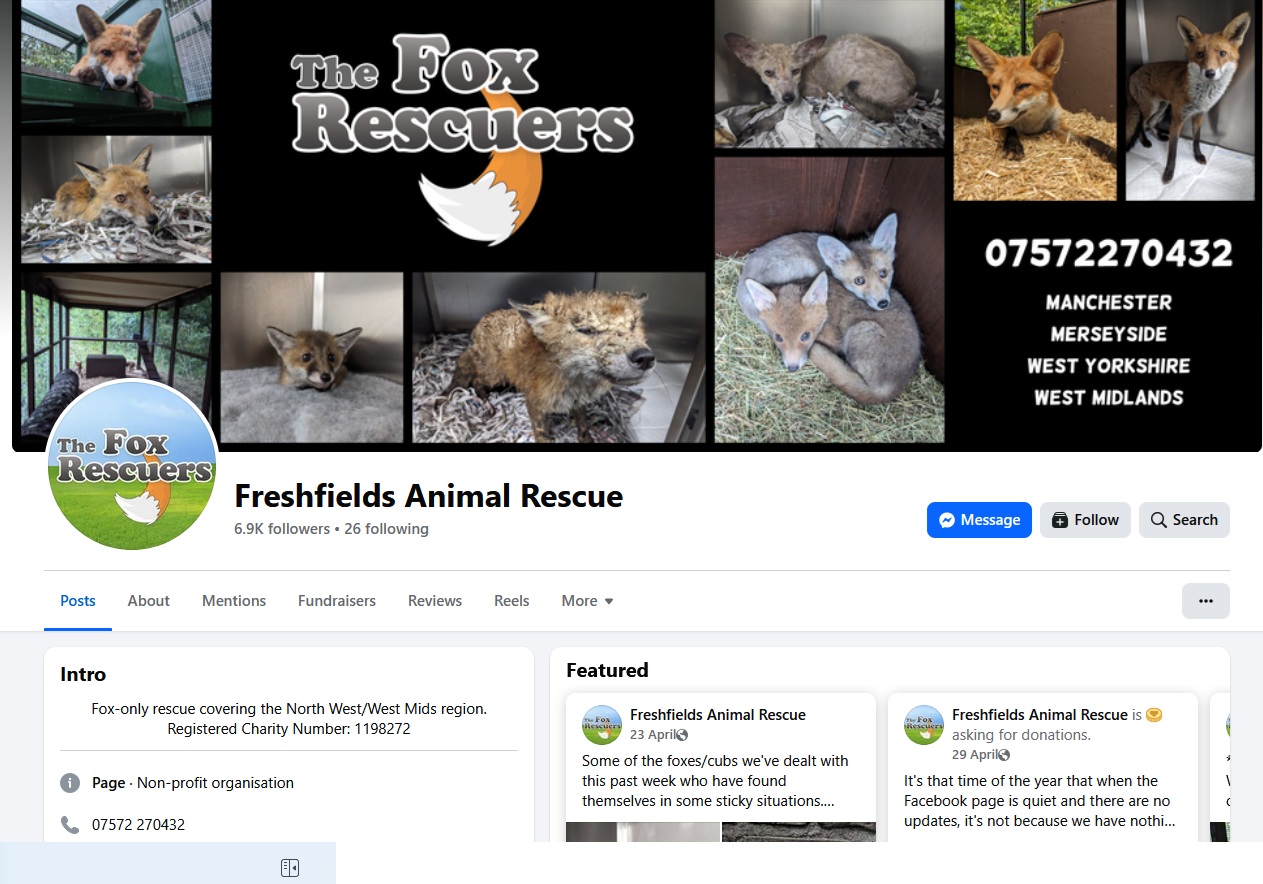 Facebook page hacked